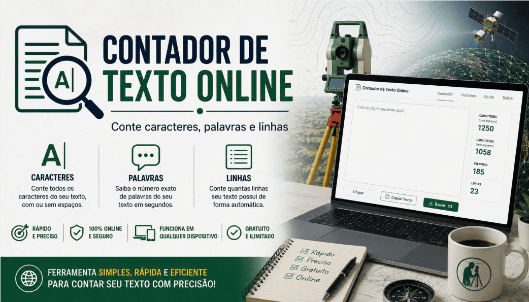 Contador de palavras e caracteres