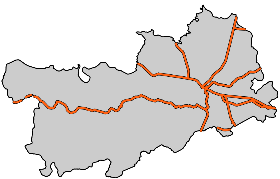 Vias e Trechos Rodoviários