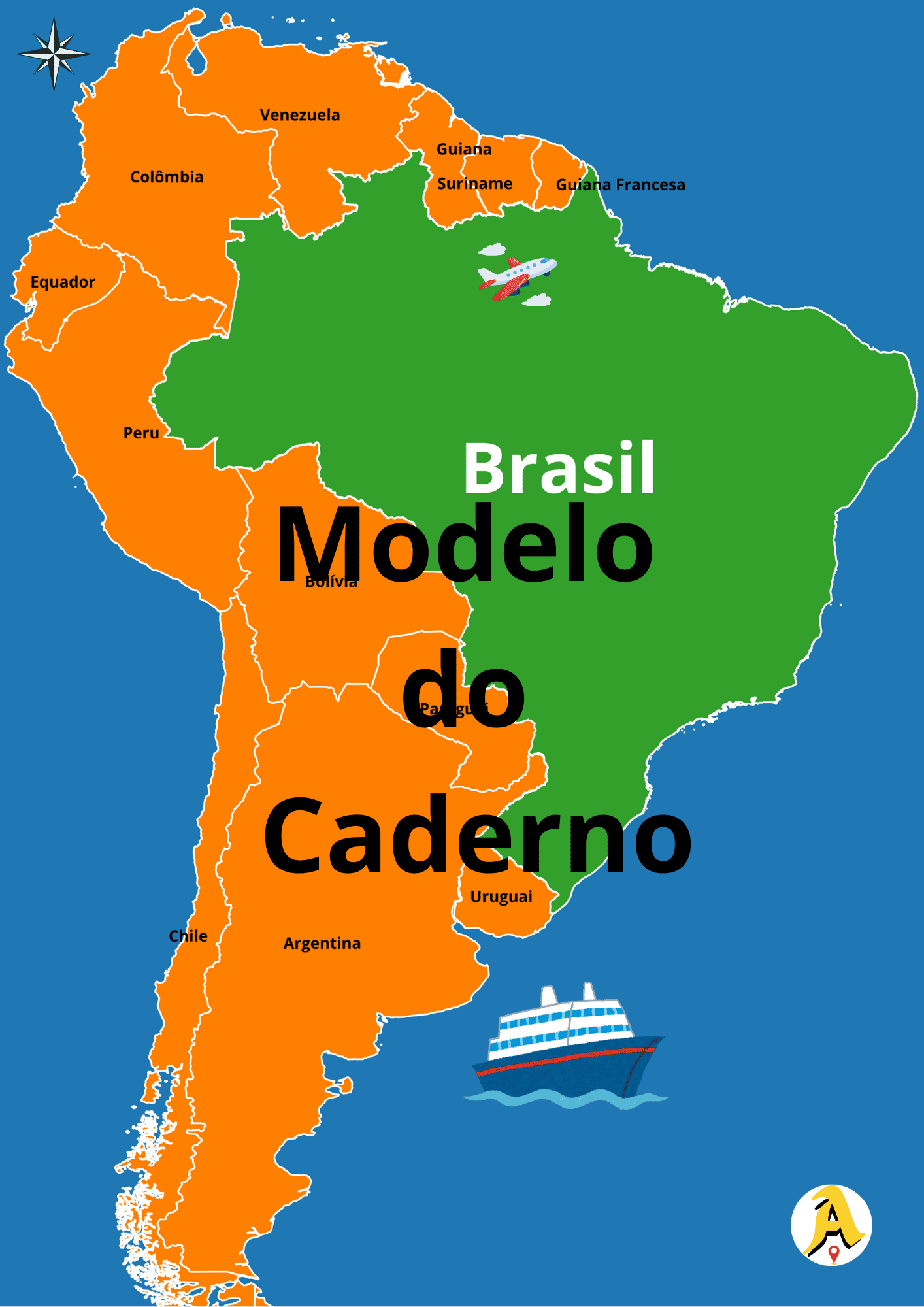 Caderno digital PDF para imprimir com 96 folhas