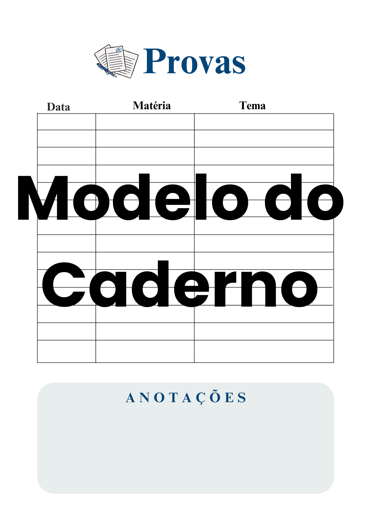 Planner financeiro PDF incluso no caderno digital